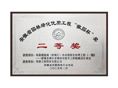 烟台荣获2025“徽园杯”奖二等奖